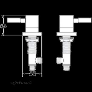 Deva Showering -  Deva Vsnsv Vision Side Valves Vsn Sv