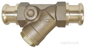 Pegler Push and Press General Valves -  Pegler Ps913 Press Bronze Y Strainer 54