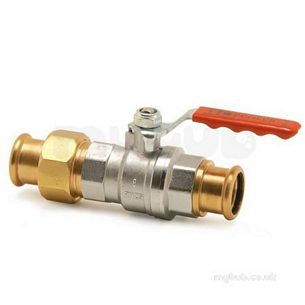 Pegler Push and Press General Valves -  Pegler Psu500 Press Brass Ball Valve 28