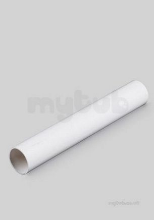 Marley Soil and Waste -  40mm X 4m Double Spigot Pipe Kp204-w