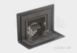 Harmer Roof Outlets -  Ci Roof T Way Outlet-4 Inch Bsp Flat Grate