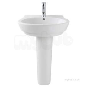 Twyford Encore -  Encore Washbasin 600x510 1 Tap Er4231wh