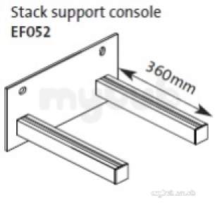 Ensign Soil -  Stack Support Console To Suit 100mm