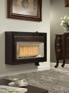 Flavel Gas Fires -  Flavel Misermatic Deluxe Etc Ng Mahogany