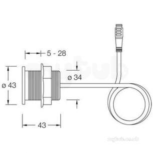 Geberit Commercial Sanitary Systems -  Hytronic Pneumatic Infrared Sensor Flush