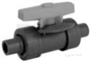 Georg Fischer Upvc Fittings and Valves Metric -  Georg Fischer Upvc Metering B/valve 323 Epdm 16 161323441