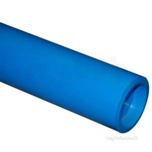 Large Bore Blue and Black Pe Pipe -  Gps M Blue 10 Bar Mdpe Pipe 6m 63mm