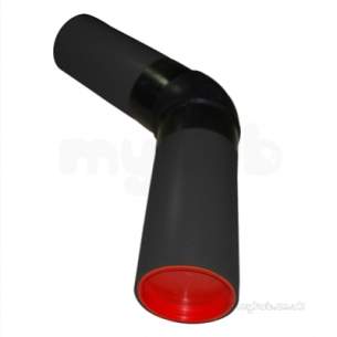 Gps Black Puppedspigot Pe Fittings -  Gps 200 Black Pup Pe100 45 Deg Elbow 314 319