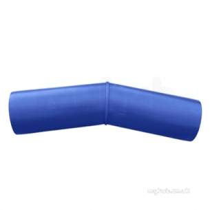 Gps Blue Puppedspigot Pe Fittings -  Gps Blue 100 17 Ppd 221/2 Elb 180