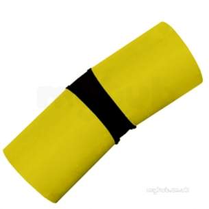 Gps Yellow Electrofusion Pe Fitting -  Gps 315mm Pe80 Yellow Pup Mitred 11.25 Elbow