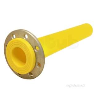 Gps Yellow Puppedspigot Pe Fitting -  Gps 90x80pn16 Yellow Pup Stub F/a 326 313