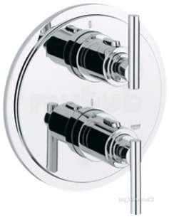 Grohe Shower Valves -  Grohe 19145 Atrio Therm Shower Trim Set Cp 19145000