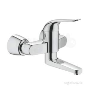 Grohe Tec Brassware -  Euroeco Spezial Single Wall Basin Mixer 32771000