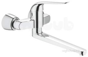 Grohe Tec Brassware -  Euroeco Spezial Single Wall Basin Mixer 32775000