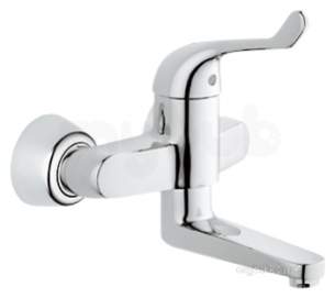 Grohe Tec Brassware -  Euroeco Spezial Single Wall Basin Mixer 32792000