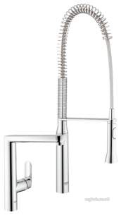 Grohe Kitchen Brassware -  Grohe K7 32948000 Mixer With Tall Spray