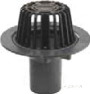 Harmer Roof Outlets -  Ci Roof Outlet Med Sump V Spig Dom Grat