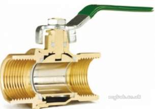 Hattersley Std Valves -  Hnh-105ext Brass Bsp Ball Valve 50mm