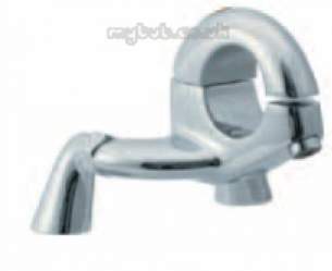 Eastbrook Brassware -  4.1252 Hola Deck Mounted Bath Filler Ch