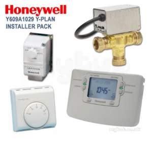 Honeywell Domestic Controls and Programmers -  Honeywell Y609a1029 7 Day Y Plan Pack