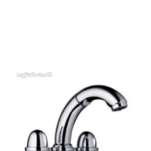 Hansgrohe Brassware -  3th Bath Mixer F Set For 13433-18 Sat Cp