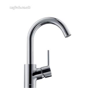 Hansgrohe Brassware -  Hansgrohe 32070 Talis S High Basin Mixer Cp