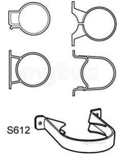 Hunter Plastics Above Ground -  Hunter 160mm Pipe Bracket S412-b