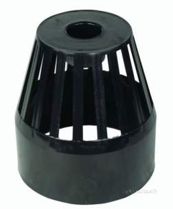 Hunter Plastics Above Ground -  82mm Vent Cowl-balloon Grating S634-b