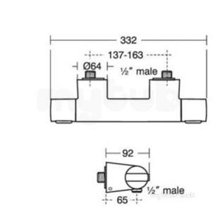 Ideal Standard Showers -  Ideal Standard Is-new Ceratherm 200 Thermo Ev Shower