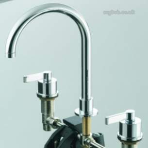 Ideal Standard Brassware -  Ideal Standard Silver E0062 3th Basin Mixer Ex Puw Cp