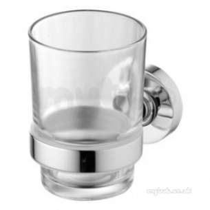 Ideal Standard Bathroom Accessories -  Iom Tumbler Holder Transpglass/chrome