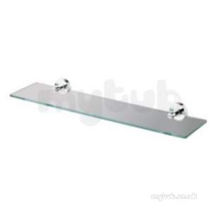 Ideal Standard Bathroom Accessories -  Iom Shelf 60 Cm Transpglass/chrome