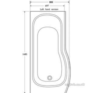 Ideal Standard Packs -  Ideal Standard Alto Shower Bath And Panel Pack Wh