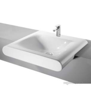 Ideal Standard Art and Design -  Ideal Standard Moments K0720 580mm One Tap Hole Semi-countertop Basin Wh