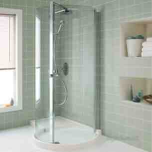 Ideal Standard Acrylic Shower Trays -  Ideal Standard Serenis 360 L8384 Corner Wetroom Pack