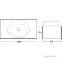 Ideal Standard Art and design Furniture -  Ideal Standard Simplyu T7206 1000mm Drawr Unit Wh Gloss