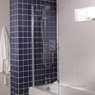 Trevi Shower Enclosures -  Ideal Standard Synergy L6210 Screen 815mm Sil Clear