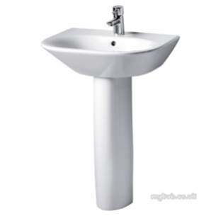 Ideal Standard Art and Design -  Ideal Standard Tonic K0689 One Tap Hole 650mm Ped Basin White