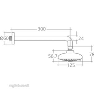 Ideal Standard Showers -  Ideal Standard Moonshadow L7108 F/ohd Strt Lp And Hp 3f Cp