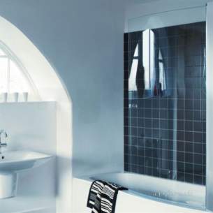 Ideal Standard Sottini Baths and Panels -  Ideal Standard Secrets Bath Scr 880 Silver Shower Bath