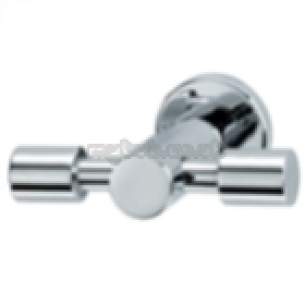 Triton Metlex Bathroom Accessories -  Thames Ath012cp Double Robe Hook Cp