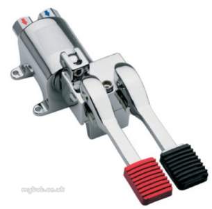 Intatec Commercial Products -  Intal Pedal Operated Flr Mount Mxng Valve