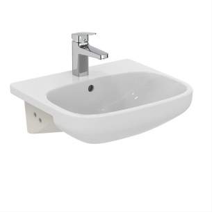 Ideal Standard Ilife Range -  Ideal Standard I.life A 50cm Semi-cntrtop Washbasin 1th E246701