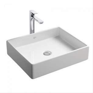 Ideal Jasper Morrison Strada Soft Mood Furniture -  Strada 50cm Rectangular Vessel Washbasin