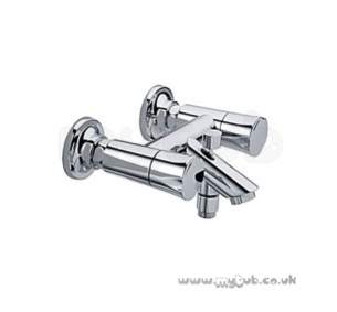 Mira Brassware -  Mira Discovery W/mount Bath Shower Mixer Cp