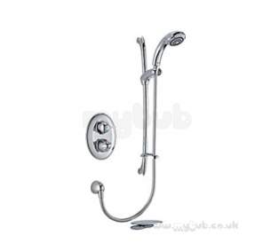 Mira Showers -  Mira Fino B Biv Thermo Shower Mixer And Kit Cp