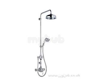 Mira Showers -  Mira Montpellier 437.22 6 Inch Mixer Shower Cp