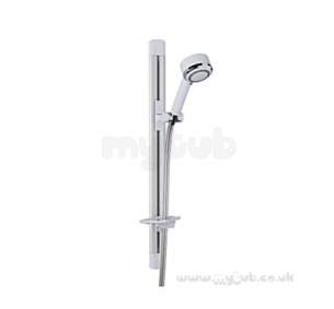 Mira Showers -  Starglide Shower Fittings Satin/white