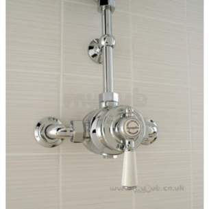 Mira Showers -  Mira Montpellier 437.21 8 Inch Mixer Shower Chrome Plated