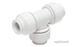 John Guest Speedfit Pipe and Fittings -  John Guest Jg Grey 22mm Eq Tee Pem0222dg